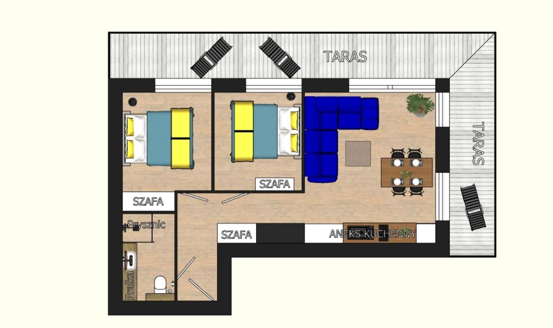 Perlowa Przystan - Apartamenty Komfort Widok Na Morze, Parking سيانوزيتي المظهر الخارجي الصورة
